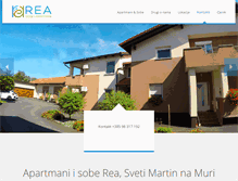 Tablet Screenshot of apartmani-rea.com